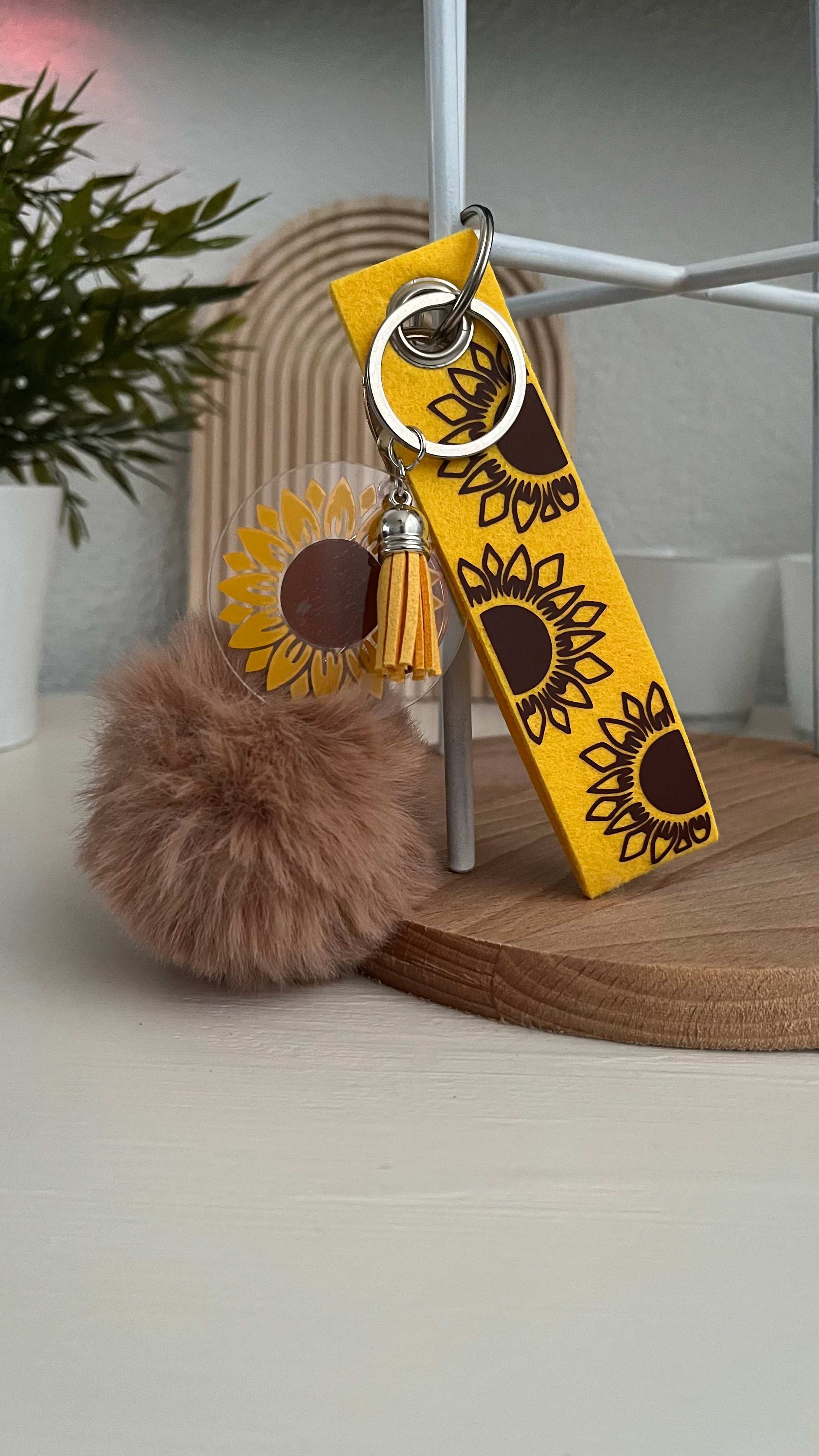 Sleutelhanger setje zonnebloem - Accessories - Loving EasyLife