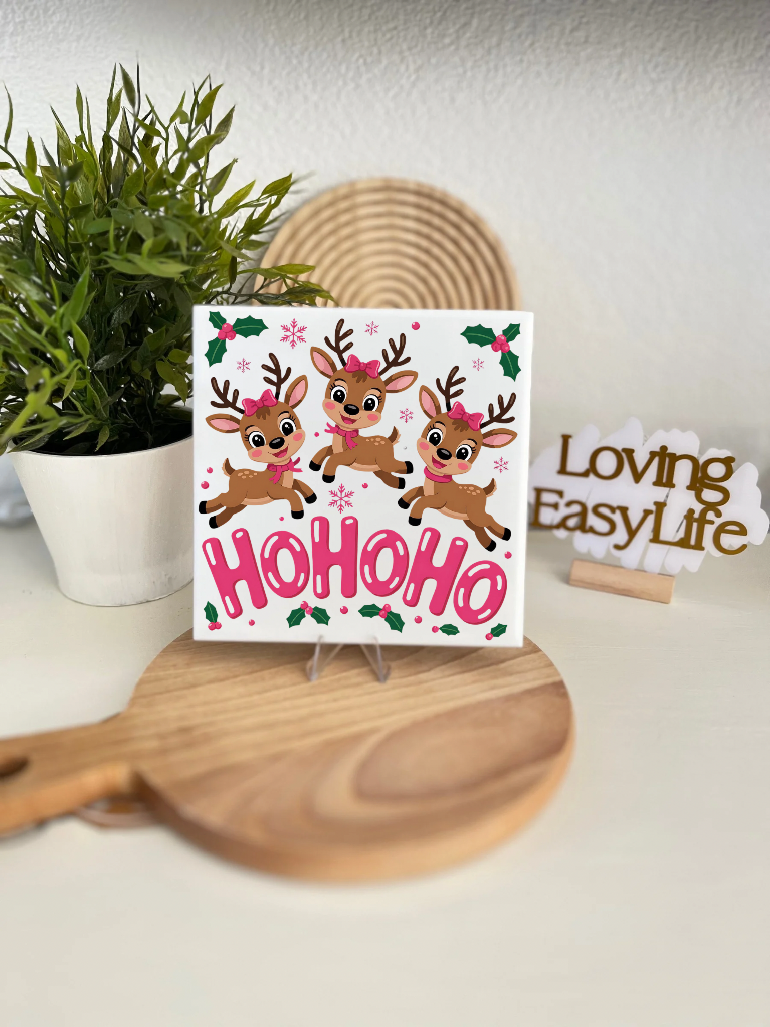 Tegeltjes Ho Ho Ho Home Decor Loving EasyLife