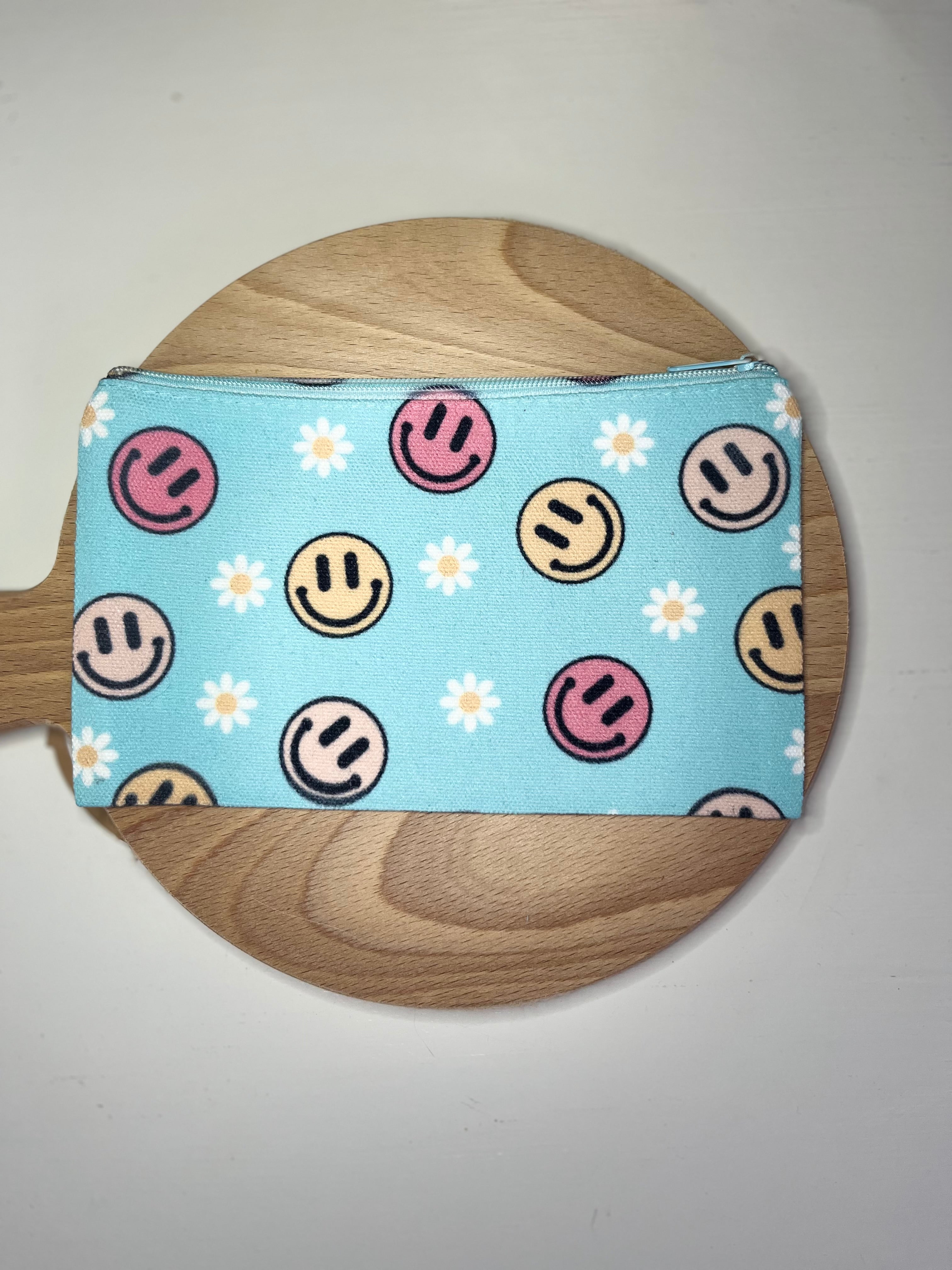 🌿 Canvas Etui / Make-up Bag Smiley Accessories Loving EasyLife