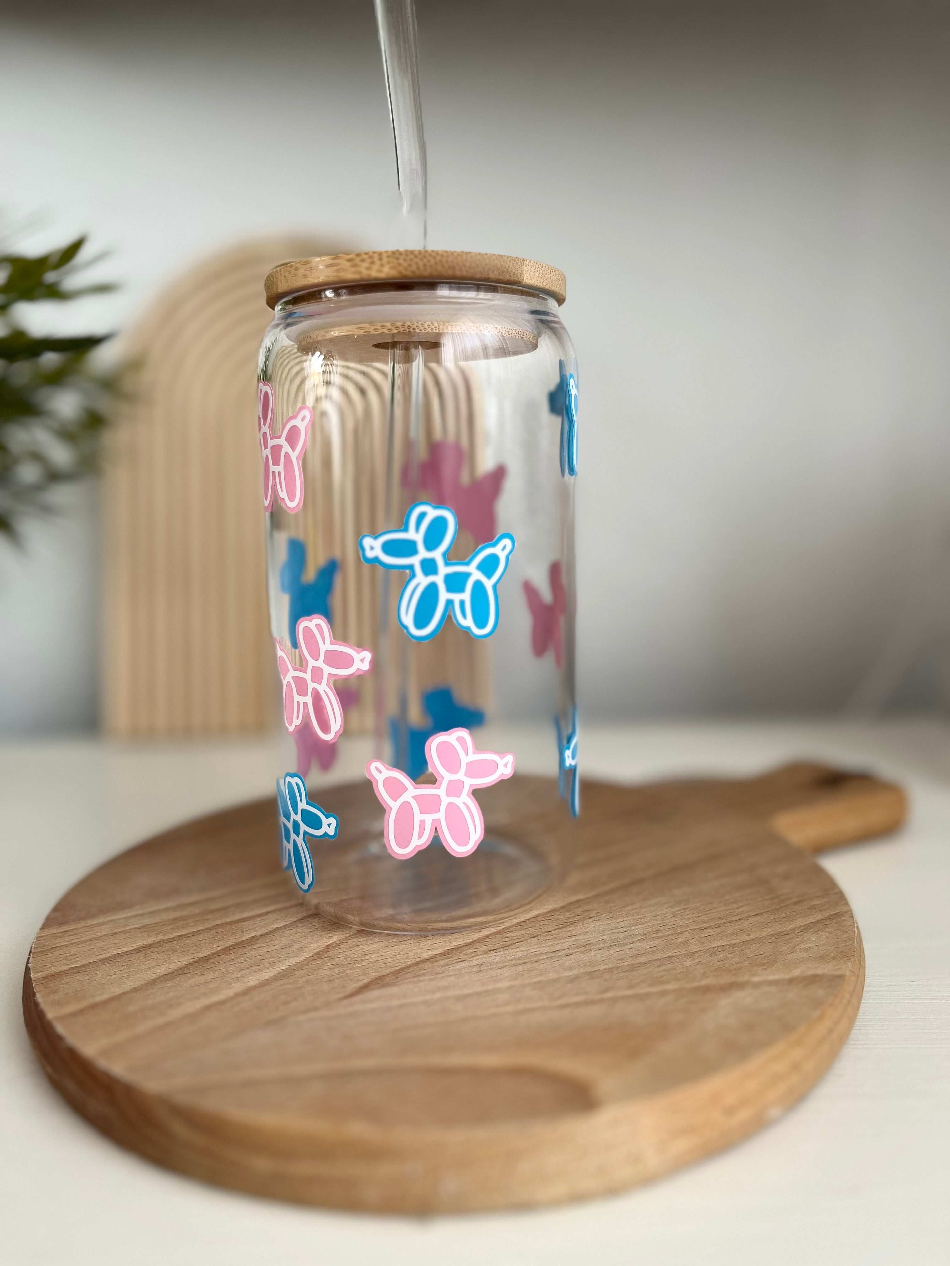 Glas balloon dog - Drinkfles - Loving EasyLife