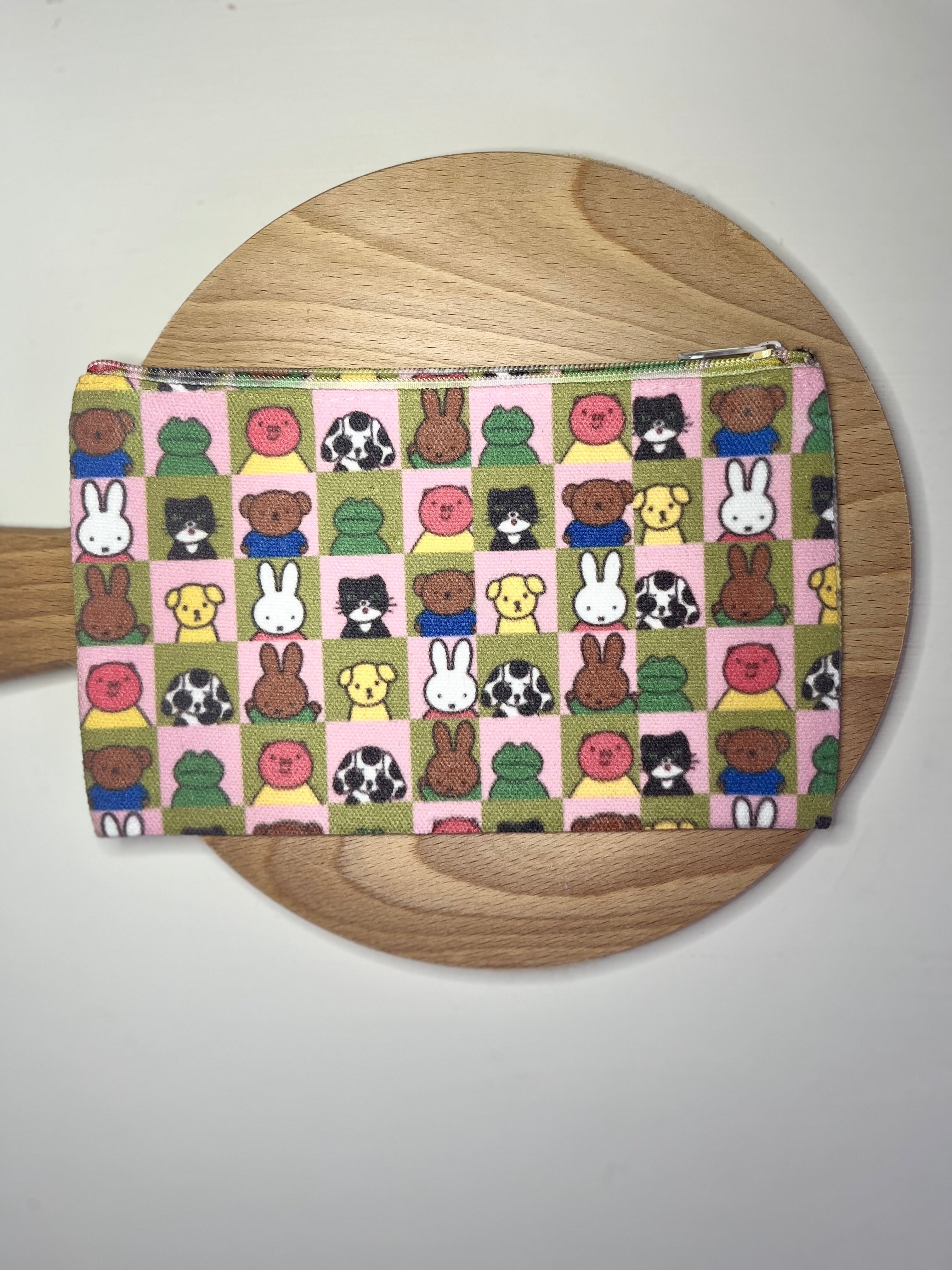 🌿 Canvas Etui / Make-up Bag Nijntje hokjes Accessories Loving EasyLife