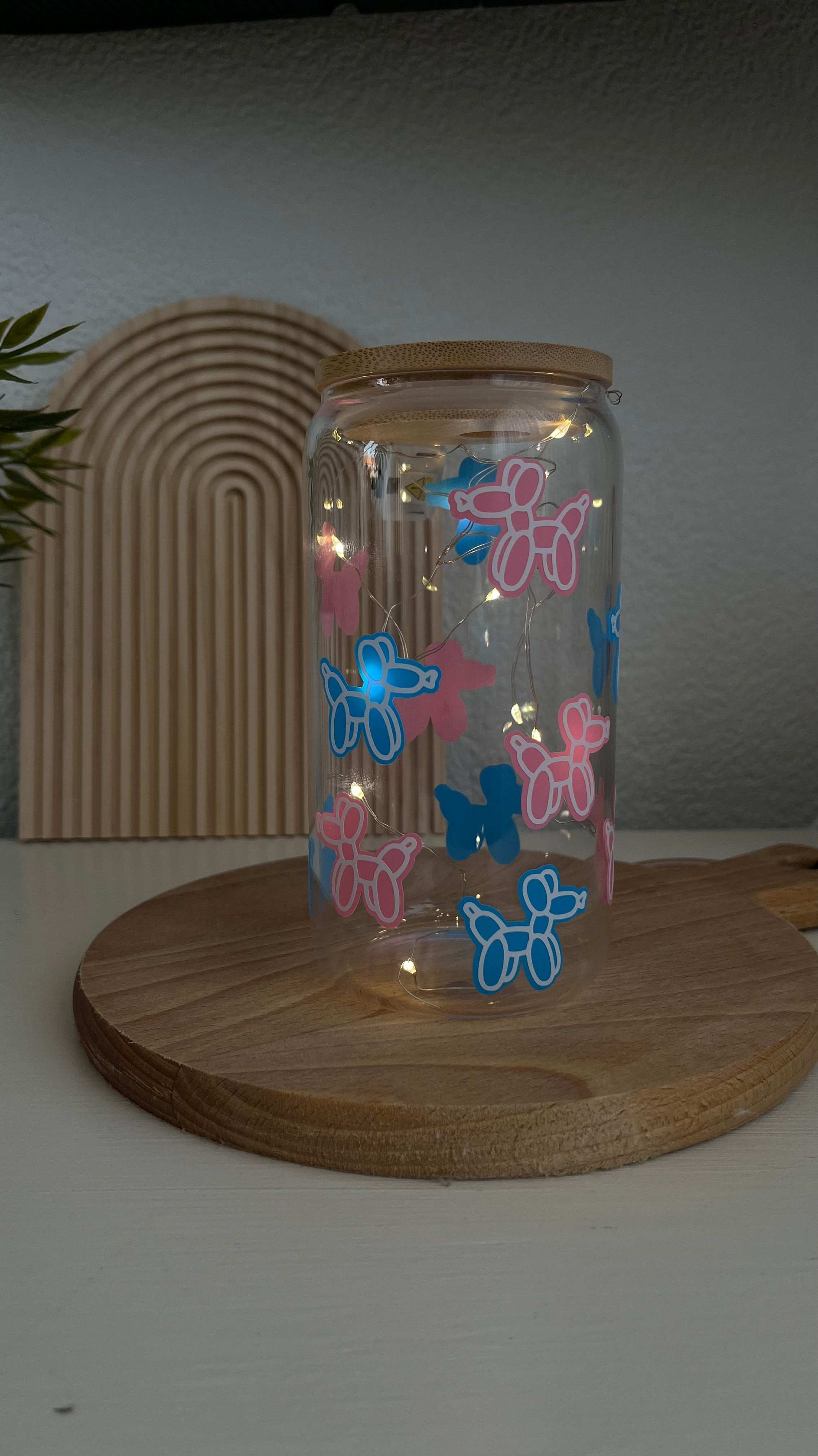 Glas balloon dog - Drinkfles - Loving EasyLife