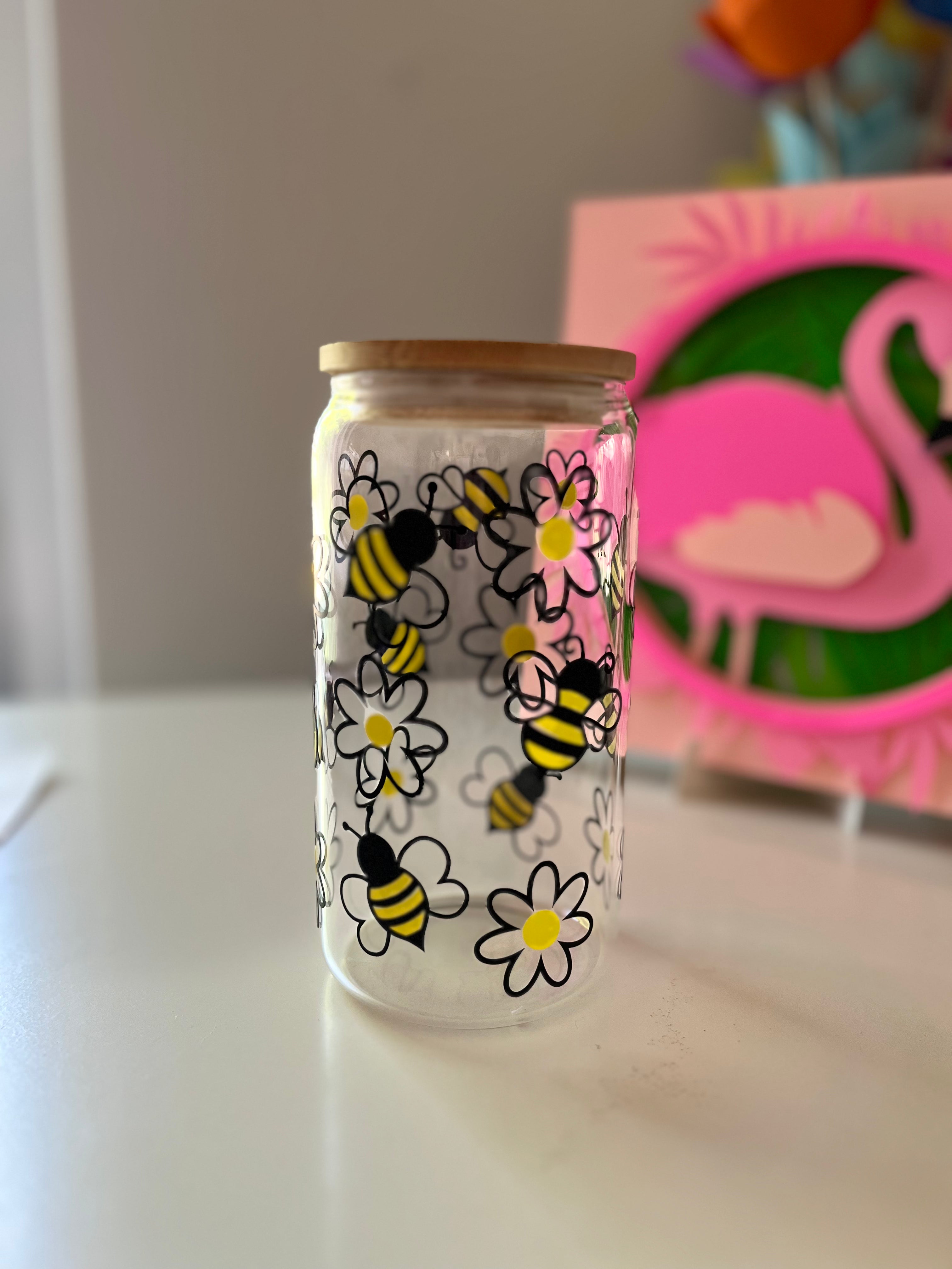 Glas bijtjes - Drinkfles - Loving EasyLife