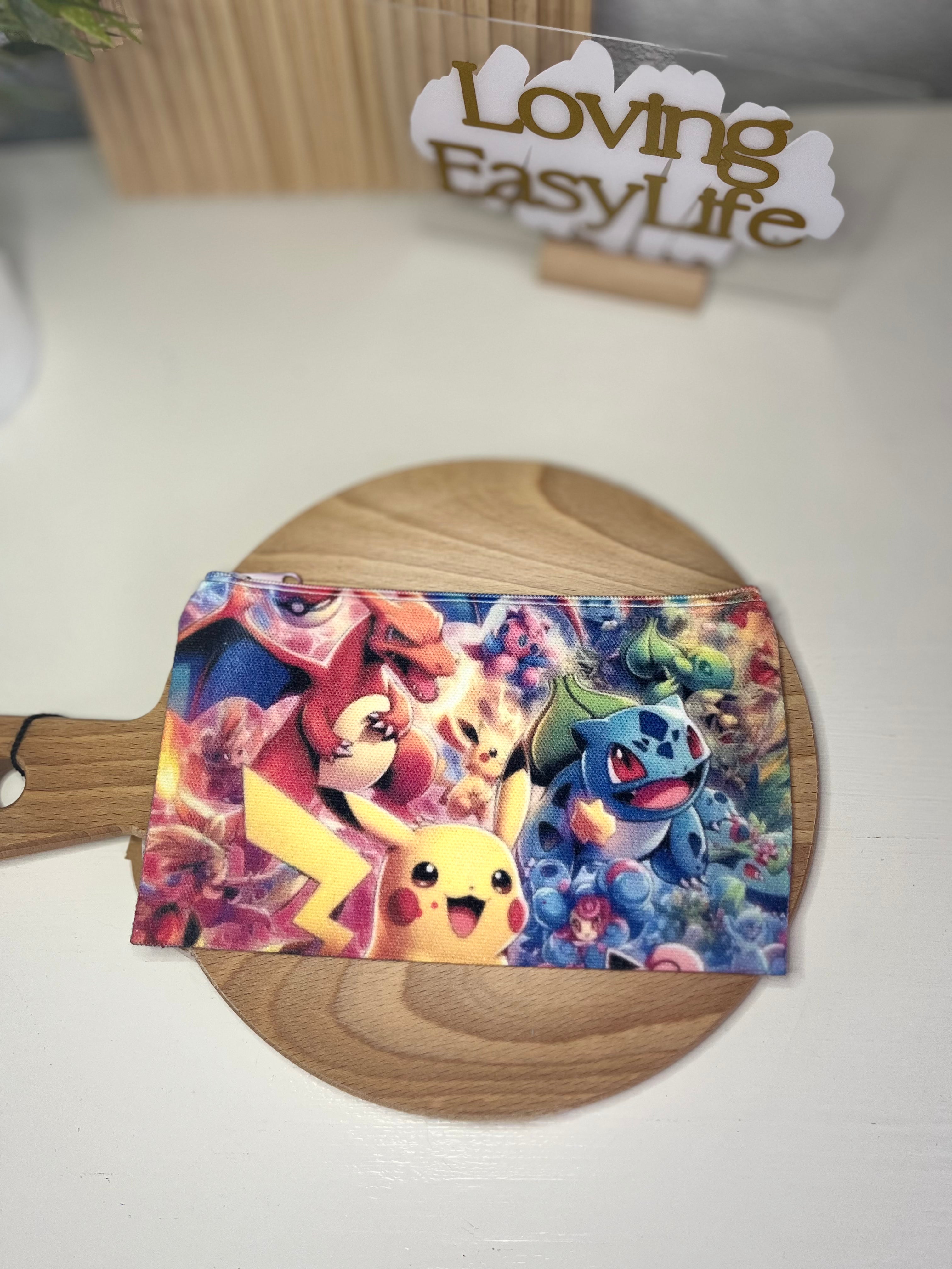 🌿 Canvas Etui / Make-up Bag Pokémon Accessories Loving EasyLife