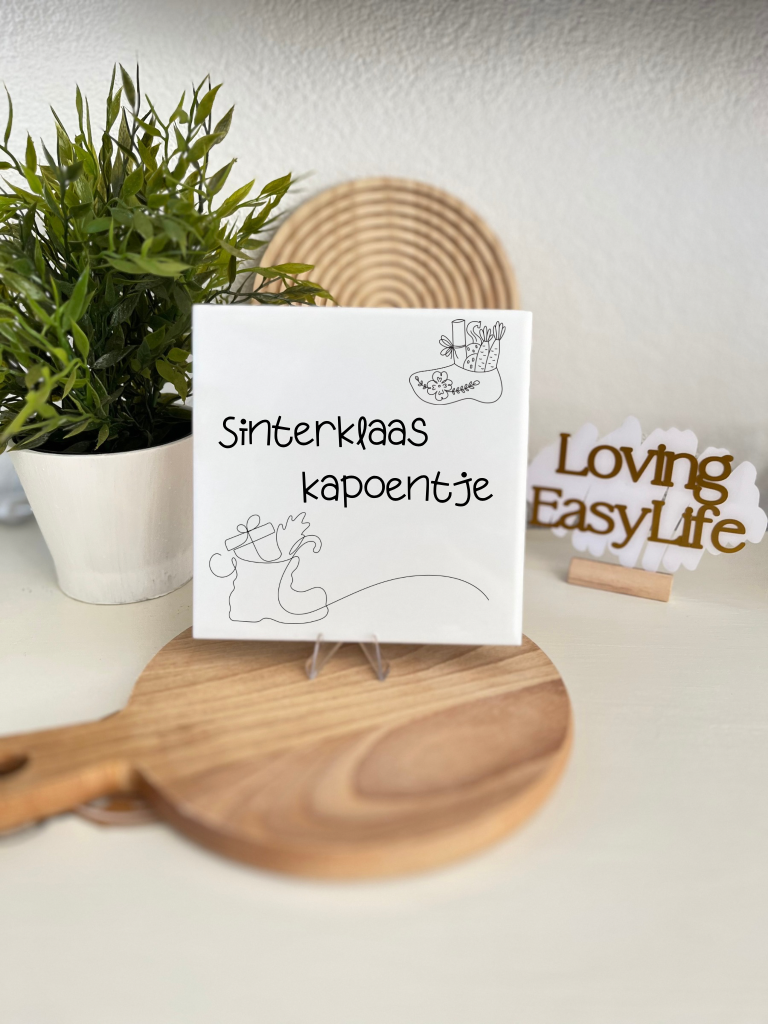 Tegeltjes Sinterklaas Sinterklaas kapoentje Home Decor Loving EasyLife